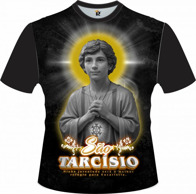 São Tarcísio Camisa Coroinhas e Cerimoniários Rei das Camisas, uma marca de fé!